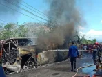 Tabrakan Bus ALS vs Truk Tangki di Muratara, 16 Orang Meninggal Dunia