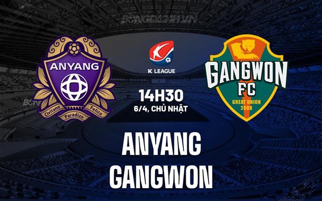 Anyang vs Gangwon Anyang vs Gangwon